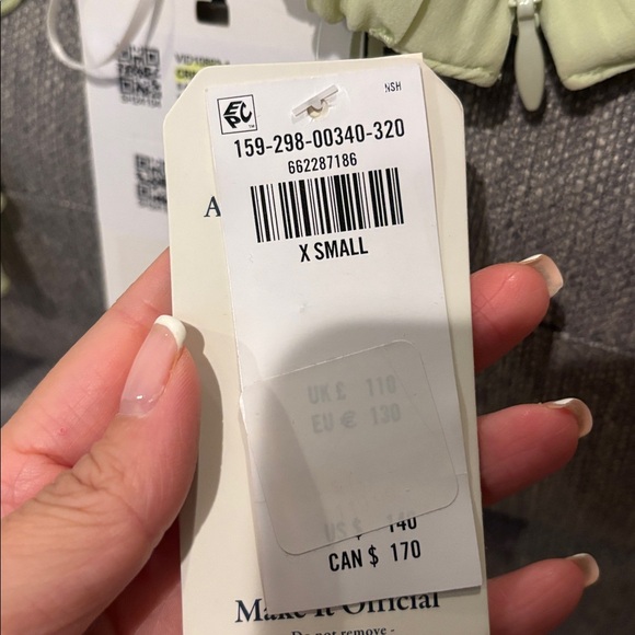 Abercrombie & Fitch Pale Green Halter Maxi Dress - Picture 3 of 3